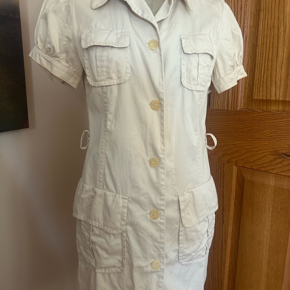 RED Valentino Ivory Utility dress 42
